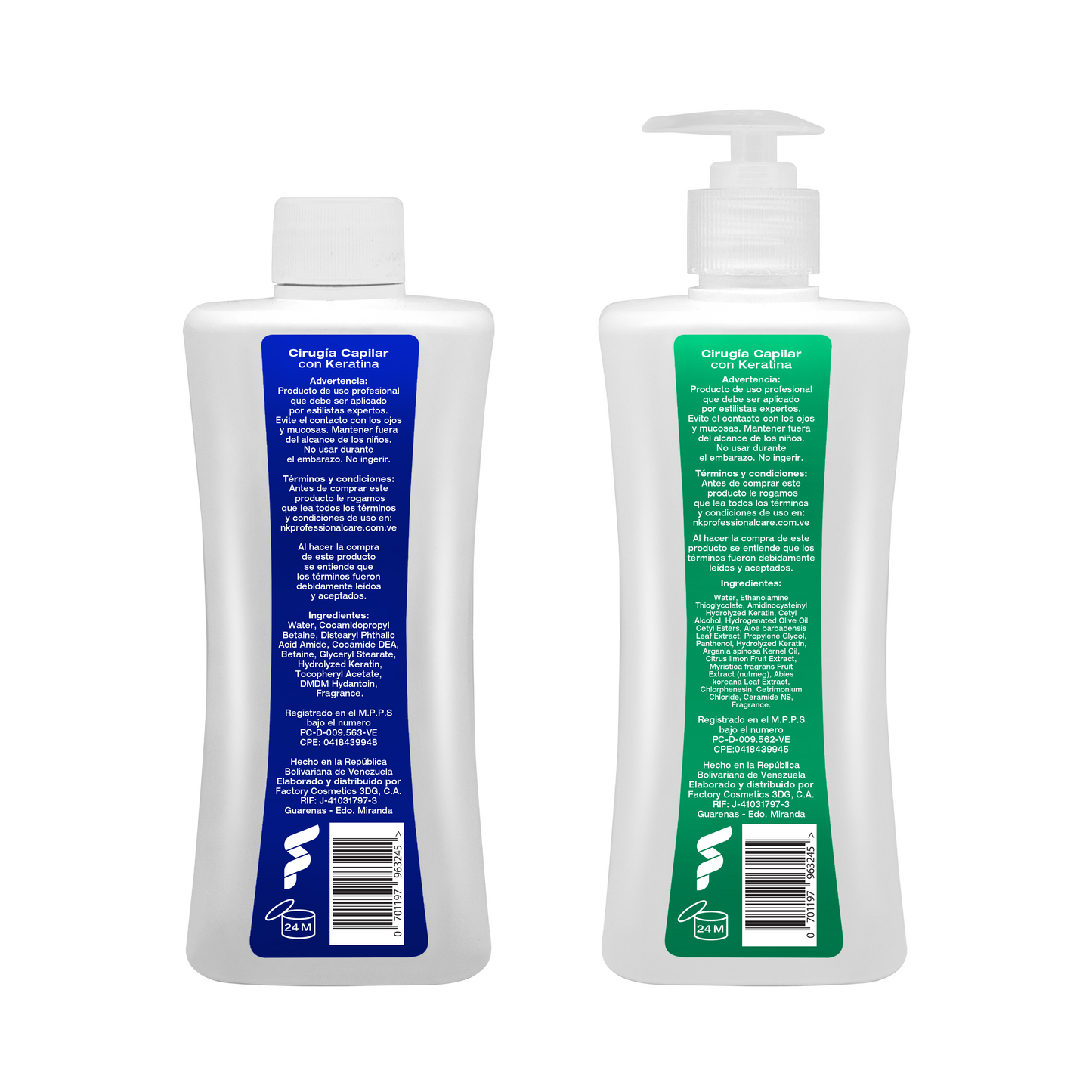 nk profesionalcare organico 450  ml