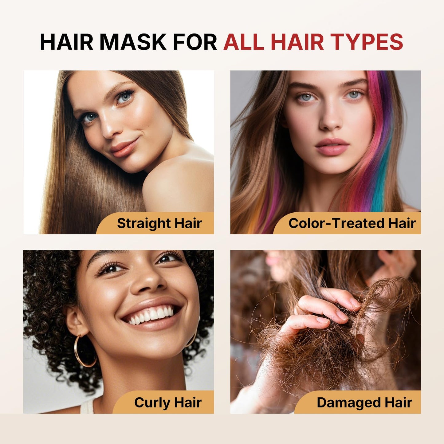 Pack karseell shampoo mascarilla acondicionador y aceite hidratación profunda para todo tipo de cabello