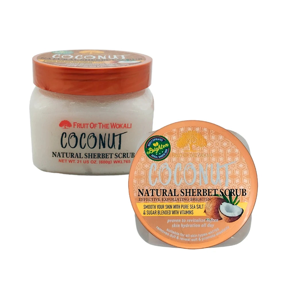 Exfoliante corporal con extracto de coco, 600 gramos