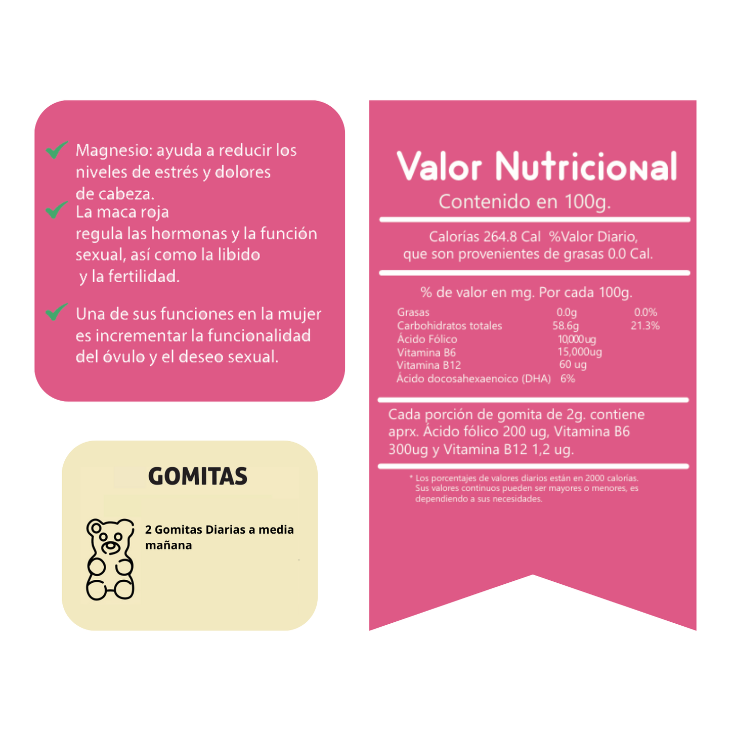Aguaje Bbl para Adultos Gomitas Sottcor 130 gomitas