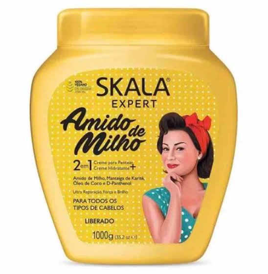 Skala amido de milho 2 en 1 mascarilla 1 kilo 100 ℅ original