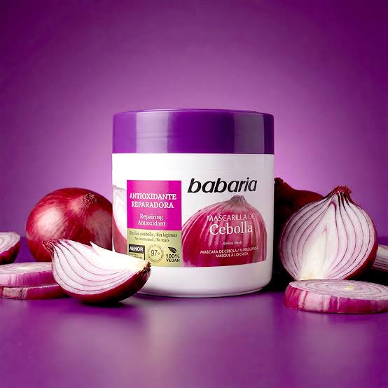 Shampoo cebolla Babaria Pack shampoo 700 ml mascarilla 400 g babaria