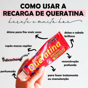 Novex recarga de keratina  90 gramos