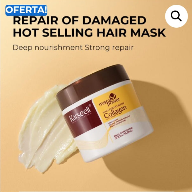 Mascarilla capilar de colágeno Karseell + conjunto de aceite de argán