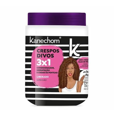 Mascarilla kanechom 3 en 1 crespos divos 1 kilo