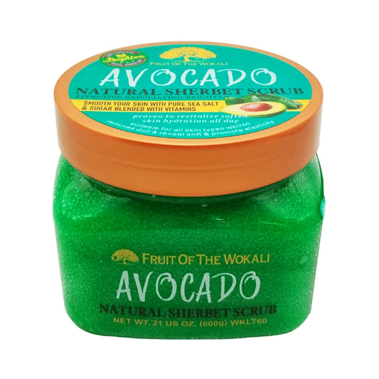 Exfoliante corporal con extracto de aguacate, 600 gramos