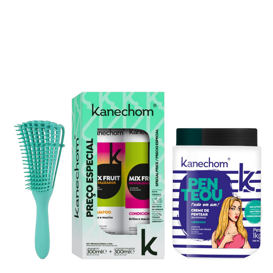 Kanechom Pack de  penteou cepillo de regalo