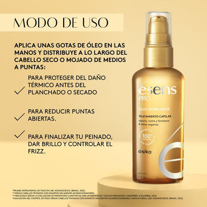 Tratamiento Capilar Oleo Reparador Esens Pro Esika 60 Ml
