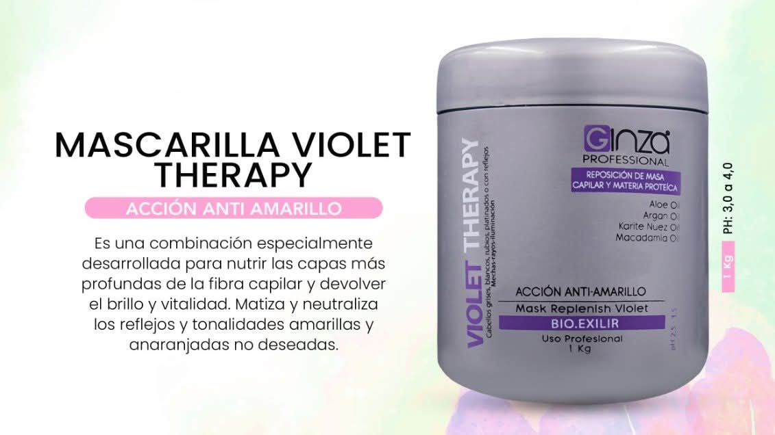 Mascarilla ginza violeta therapy 1 kilo