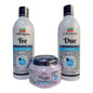 La Brasiliana Pos alisado kit la brasiliana anticaspa  y anticaida shampoo y acondicionador 500 ml mascarilla 250 g