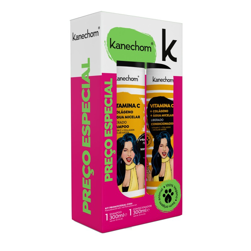 Kanechom Shampoo + acondicionador vitamina c 300 ml