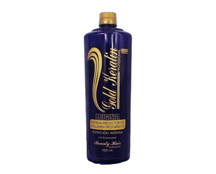 Brasileño alisado gold keratin  matizador 1 litro