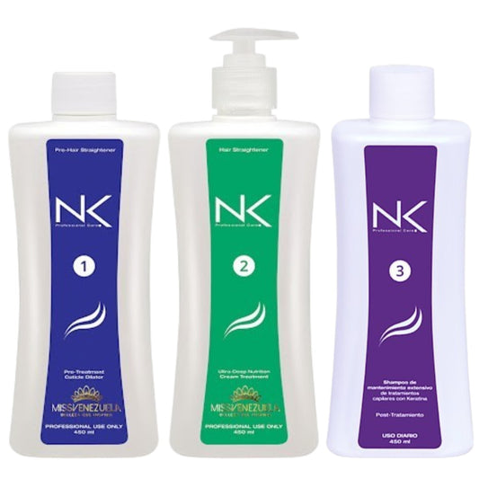 Pack de nk shampoo antiresiduo residuos 450 ML alisado 450 ML shampoo pos alisado 450 ml