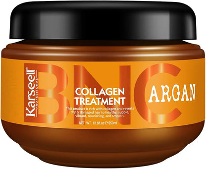 Karseell máscarilla de argan reparación s.o.s colágeno keratina y biotina 500 g