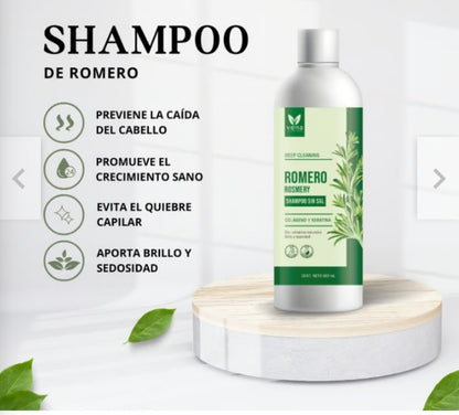 Vena Shampoo de Romero vena sin sal 500 ml
