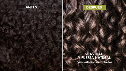 El Shampoo NK de Almendras y Avena 350 ml   para desintoxicar y limpiar profundamente el cabello sin dejarlo seco.