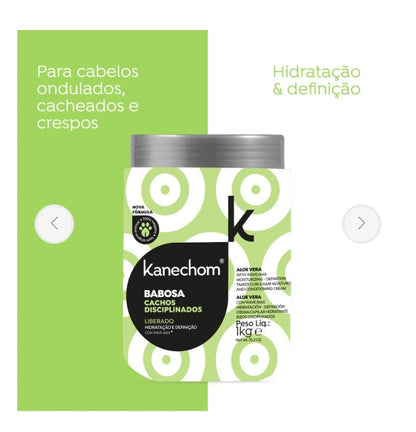 Kanechom babosa pack acondicionador + shampoo + mascarilla de 1 kilo