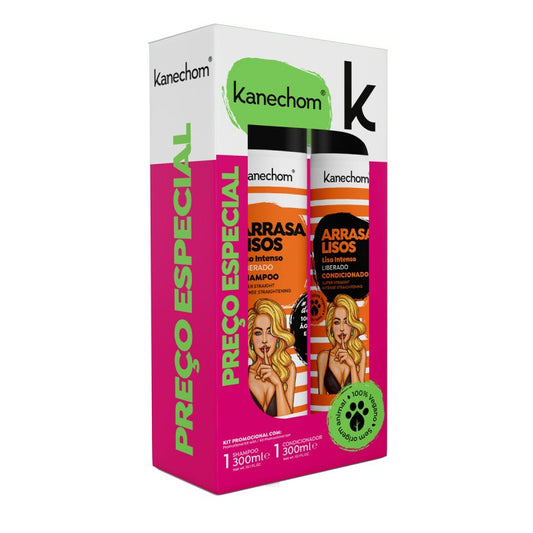 Kanechom Pack shampoo y acondicionador arrasa lisos 300 ml