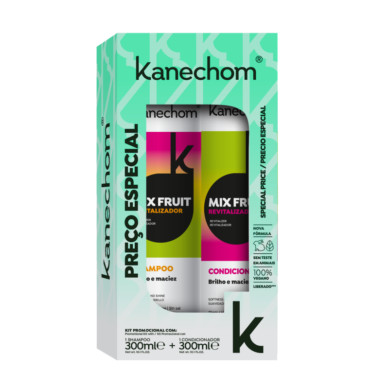 Kanechom Pack shampoo + acondicionador mix frutas