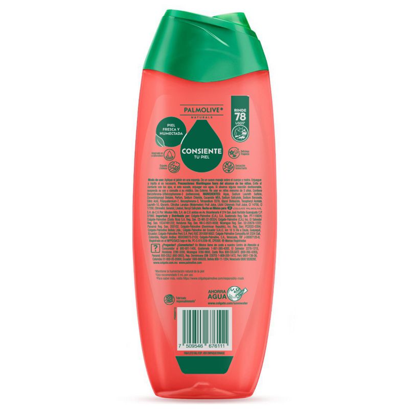 Jabón Líquido Palmolive Humectación Refrescante 390ml