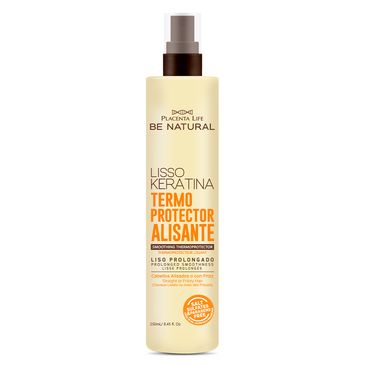 Protector termico Alisante Be Natural Lisso Keratina 250 ml