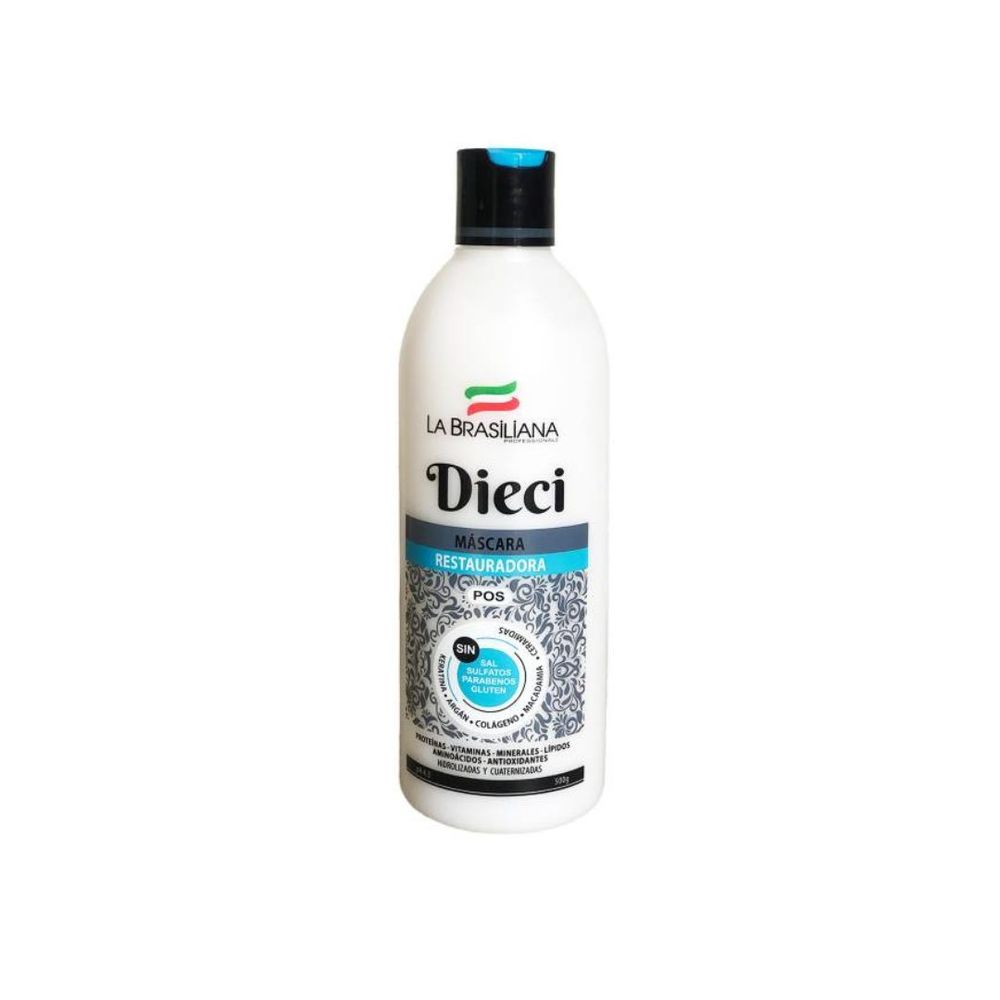 Brasiliana Mascarilla restruradora dieci 500 ml