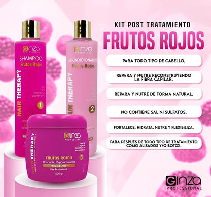 Ginza Post alisado de  frutos rojos