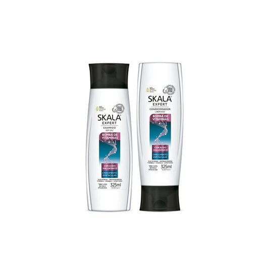 Skala bomba de vitaminas shampoo acondicionador 100%  original remate