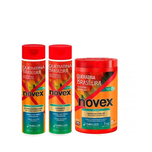 Pack de novex shampoo 300 ml acondicionador 300 ml y mascarilla 400g